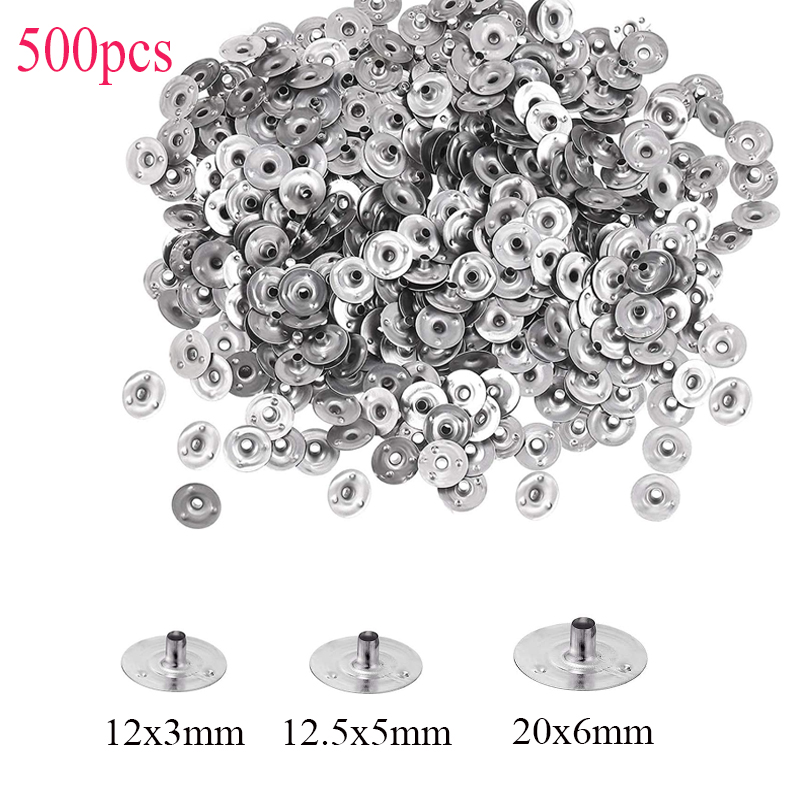 Candle Supplies Storage - 500 sztuk knot do świecy metalowy